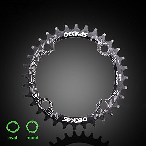 HemeraPhit Mountain Bike Single Chainring Aluminum Narrow Wide Chainwheel BCD 104mm 32T 34T 36T 38T Repair Bicycle Parts