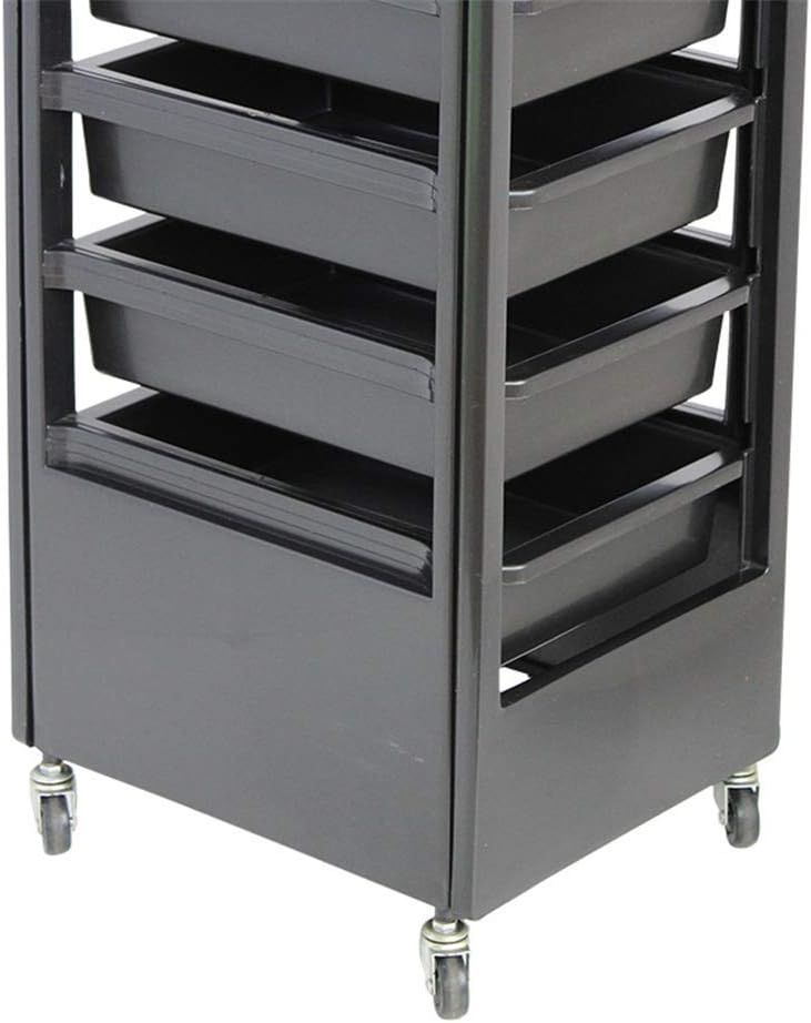 6 Tier Abs Salon Cart Rolling Storage Hairdressing Trolley With