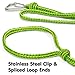 Skog Å Kust Premium PWC Dock Lines | 2-Pack Heavy Duty Braided Ropes, 1/2'' x 7ft & 14ft Lengths, with 316 Stainless Steel Clip