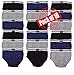 Andrew Scott Boys 12 Pack & 18 Pack Cotton Underwear Briefs for Toddlers and Big Boys in Assorted Colors Prints