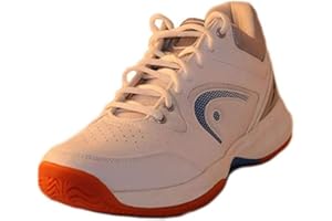 HEAD Men's Sonic 2000 MID Racquetball/Squash Indoor Court Shoes (Non-Marking) (Black/Blue & White/Blue Available)