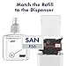 PURELL ES6 Professional Advanced Hand Sanitizer Gel Starter Kit, 1 - 1200 mL Sanitizer Refill + 1 - ES6 White Touch-Free Dispenser - 6462-1W