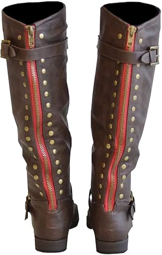 studded chunky boots