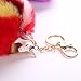 BUYITNOW Cute Rainbow Unicorn Keychain Soft Faux Fur Ball Keyring Bag Hanging Pendant, #2, One Size