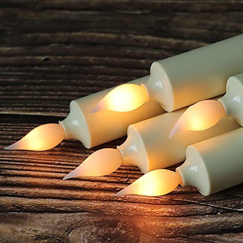 DRomance Flameless Window Candles with Remote and Timer, Battery