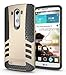 Hyperion Titan 2-piece Premium Hybrid Protective Case / Cover for LG Optimus G3 Cell Phone (Fits all LG Optimus G3 [Possible model numbers: D850, D830, VS985, D851, D972] US and International models and carriers)2 Year NO HASSLE Warranty - GOLD