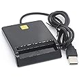 RIIPOO CAC Card Reader, DOD Military USB Common Access SIM Smart Card Reader Compatible with Mac OS, Windows, Linux, [Don't Support VA PIV Card]