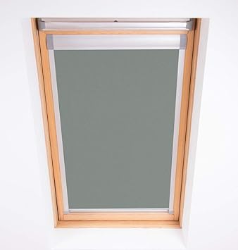 Bloc Skylight 206 Rollo für Velux Dachfenster Blockout, Zinn