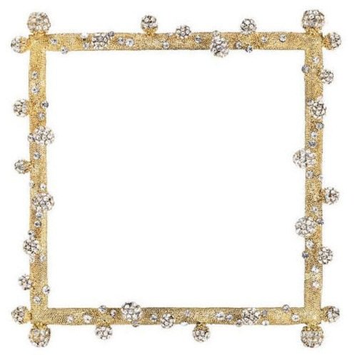 ODYSSEY GOLD Austrian Crystal 5x5 frame by Olivia Riegel - 5x5