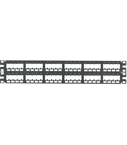 thumbnail image 2 of PANDUIT Mini-Com ® Modular 24-Port Patch Panel Angled Unloaded 1RU - Networks Ce 2 of 11