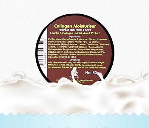 purasoft colleagud moisturiser keeping skin pure and soft lanolin colleague 80G