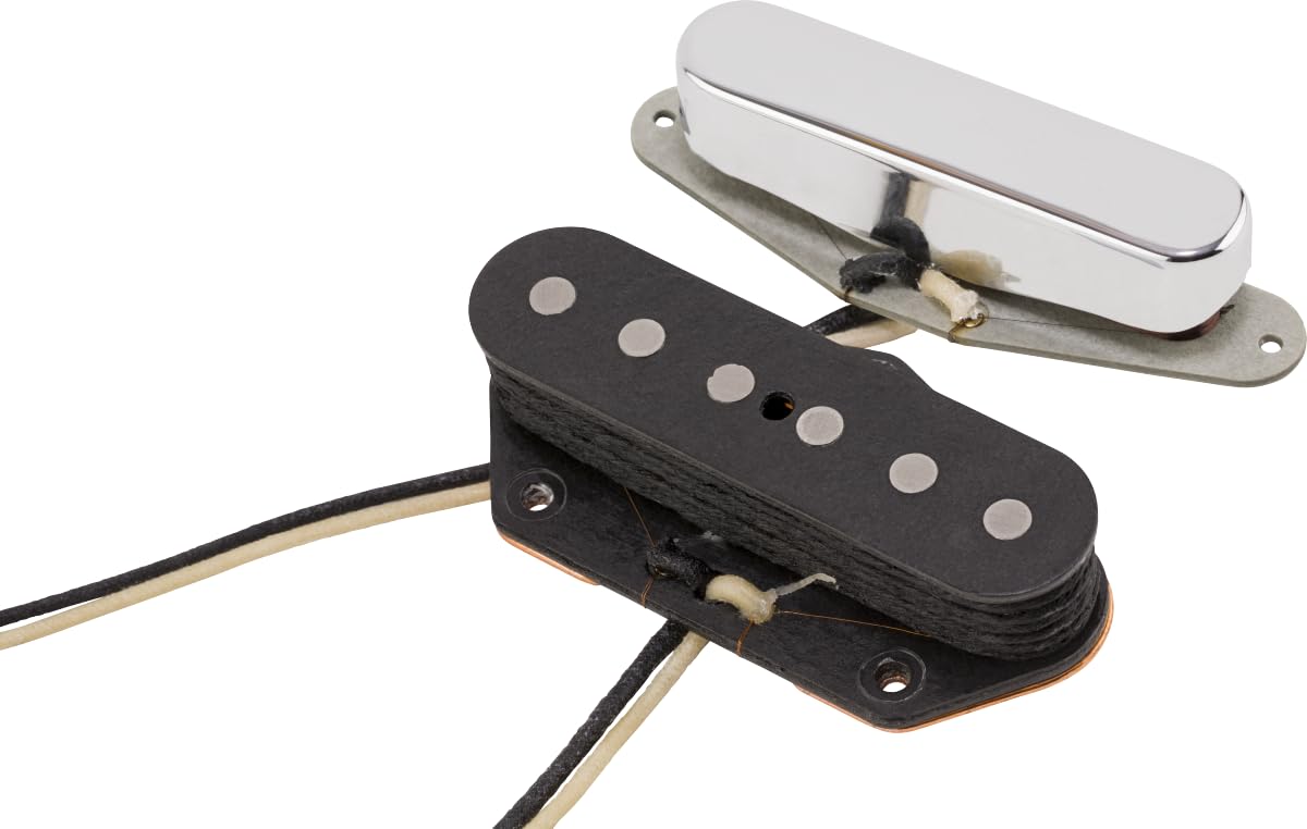 Fender® Shaw Hot 50's Telecaster® Pickup Set Tele Pickup Set Black/Chrome