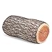Potelin Tree Wood Cushion Stump Pillow Log Cushion Round Woods Grain Stump Shaped Decorative Environmental Protection Suitable for Rooms or Sofas