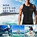 Ctrilady Men’s Wetsuit Top, Neoprene Vest with Front Zipper, UV Protection, Sleeveless Workout Top for Swimming Diving Surfing and Canoeing
