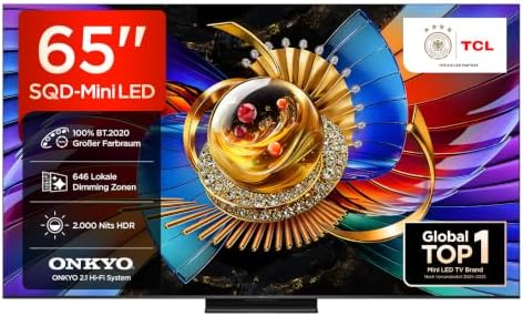 65Q7D Pro SQD-Mini LED 65 Zoll Fernseher, 4K Smart TV, Google TV