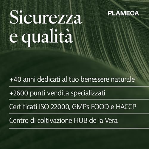 Plameca Aloe Verum Premium - Aloe Vera To Drink - With All The Pulp Of The Fresh Plant - Unpasteurized - 1000ml For 20 Days