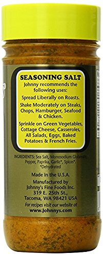 Johnny's Seasoning Salt, 16 Ounce