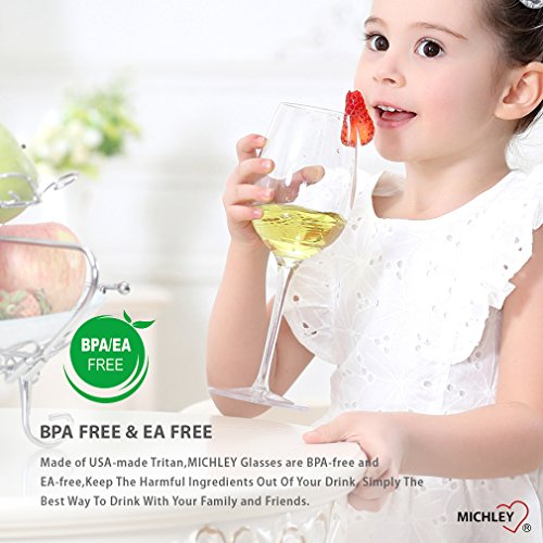 3 MICHLEY+Unbreakable+Shatterproof+BPA+free+Dishwasher+safe