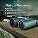 Wingspan Optics NaturePro HD 8X42 Professional Binoculars for Bird Watching. Experience Vivid Color, Clarity and Brightness Up Close or Far Away. Wide Field of View. Close Focus. Waterproof, Fog Proof