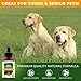 Dog Supplement and Cat Supplement - Milk Thistle by SafeBay - 450  Drops 2 Oz - 333mg Milk Thistle Extract - Made in USA - Best Animal Supplements for Pet Detox - Cruelty Free 