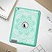 Hocase iPad 2/3/4 Case, Shockproof Heavy Duty Protection Silicone Rubber+Hard Plastic Hybrid Dual Layer Slim Protective Case for iPad 2nd/3rd/4th Generation (9.7-inch) - Teal Mandala Flowers