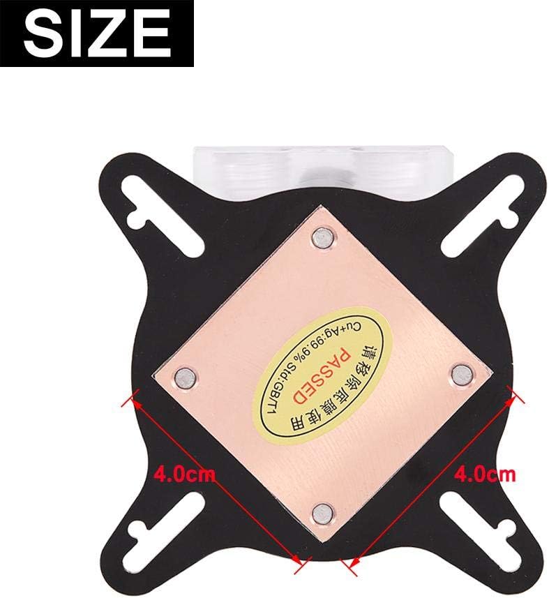 Universal GPU Water Cooling Block with 40MM Copper Base - Anti-Oxidization Technology for Computer PC - Image 4