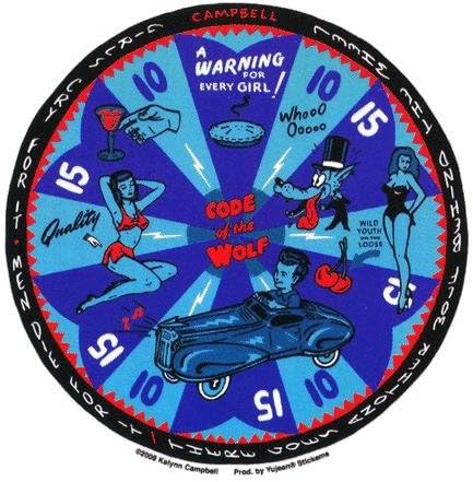 Kalynn Campbell - Code of the Wolf Gameboard - Sticker / Decal