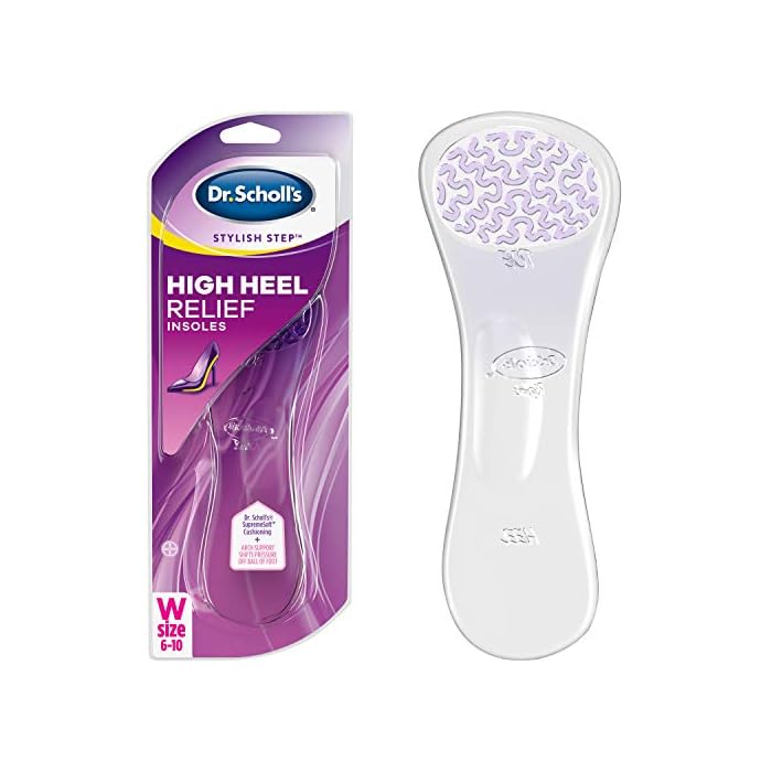Dr. Scholl's Stylish Step High Heel Relief Insoles Size 6 - 10,2 Count (Pack of 1)