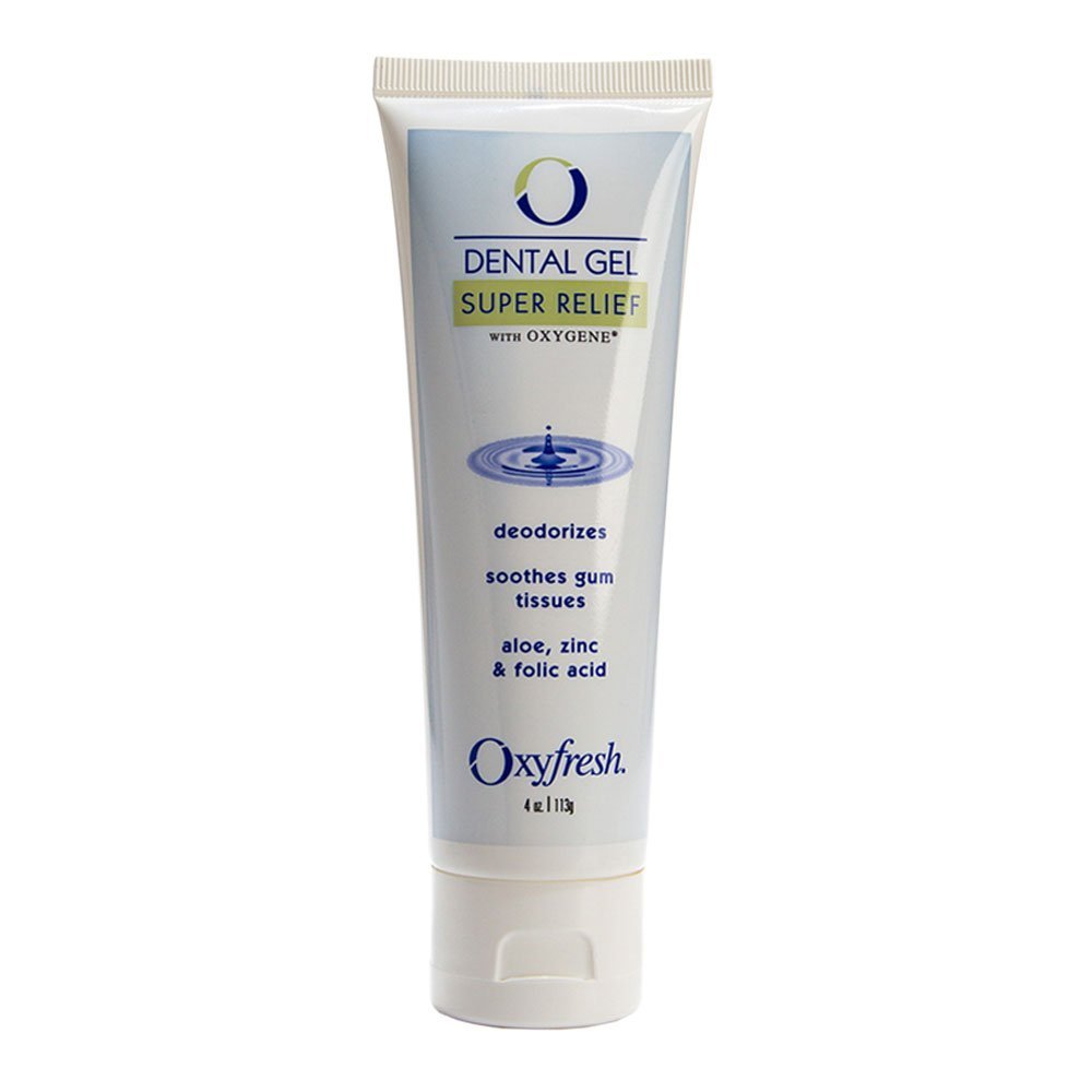 Oxyfresh Fluoride Dental Gel Soothes Gums Strengthens