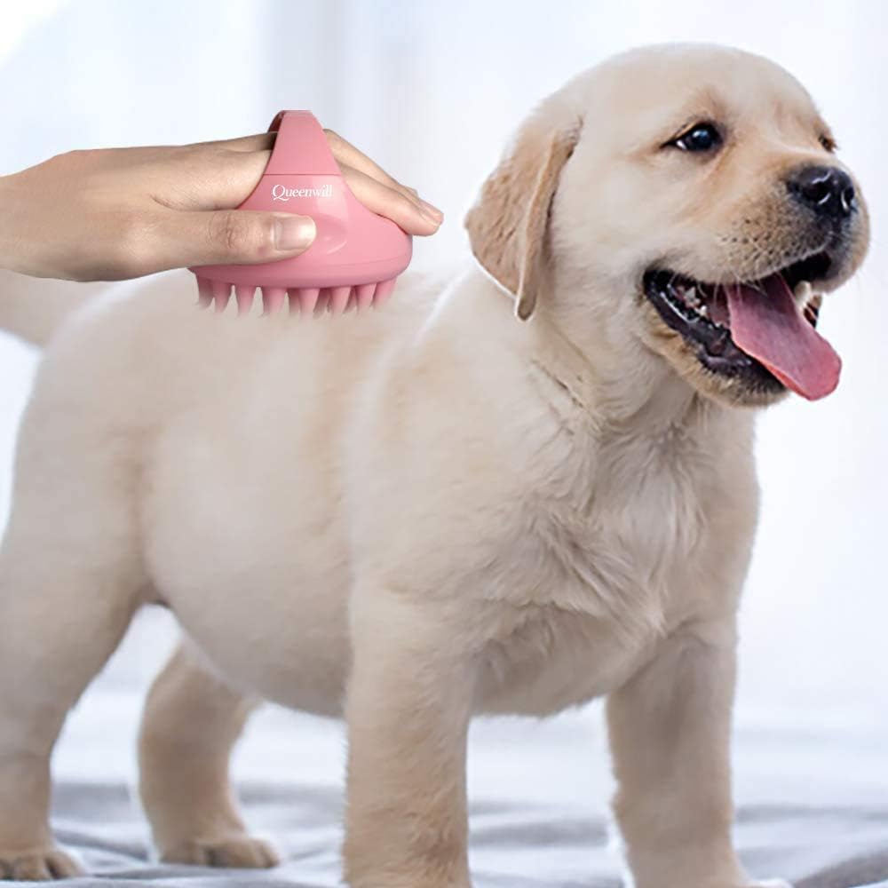 Hair Scalp Massager Handheld Scalp Massaging Soft Silicone Shampoo Brush Hair Comb for Scalp Care Hair Cleaning and Massager: Health & Personal Care