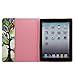 Dteck Case for iPad 2 3 4, PU Leather Folio Flip Stand Case with Card Slots/Cash Pocket Wallet Design Protective Shell Cases Portable Covers for Apple iPad 4,iPad 3 & iPad 2,Big Tree