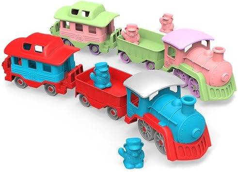 green toys pink train