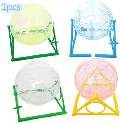 Namgiy Hamster Exercise Toy Ball Wheel Flying Saucer Running Plastic Disc For Small Animals 12CM Random Colour