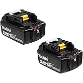 Makita Genuine 18V LXT Lithium-Ion 4.0Ah Battery with Integrated LED Charge Level Indicator, Compatible with All LXT Models