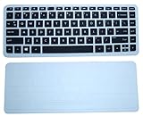 AutoLive 2-Pack Translucent Black&Clear Ultra Thin Silicone Keyboard Skin Protector Cover for HP Stream 13-c002dx 13-c010ca 13-c010nr 13-c020ca 13-c030nr, Stream 14-z010nr, Split x2 13-a010nr 13 -a010dx 13-a012dx 13-m110dx 13-m010dx 13-g110dx 13z-p100 13-p110nr 13-p120nr Envy 14-k020us 14-k010us 14-k027cl 14t-k100 14-f020us 14-f021nr 14-f027cl 14-e021tx 14-e022tx 14-e023tx 14-e024tx 14-e034tx 14-e035tx 14z-n100 14z-n200 14-v063us TouchSmart 14