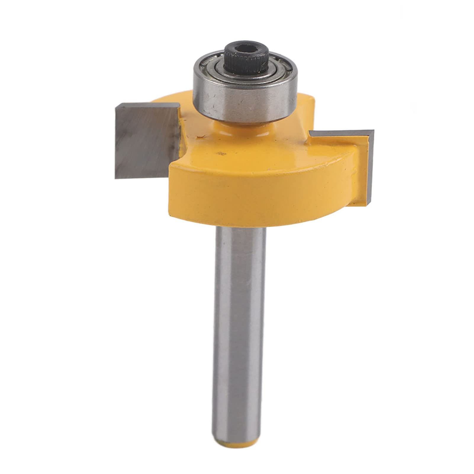 1/4 Inch Shank Router Bit 3/8 Inch Height T Type Rabbeting Router Bit Woodworking Milling Cutter Professional Wood Cutting Tools