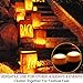 HOME MOST Halloween Pumpkin Lights with Remote and Timers - Orange Pumpkin Lights Battery Operated Halloween Decor - LED Lights Halloween - Jack-O-Lantern LED Lights Halloween Pumpkin Lights Battery