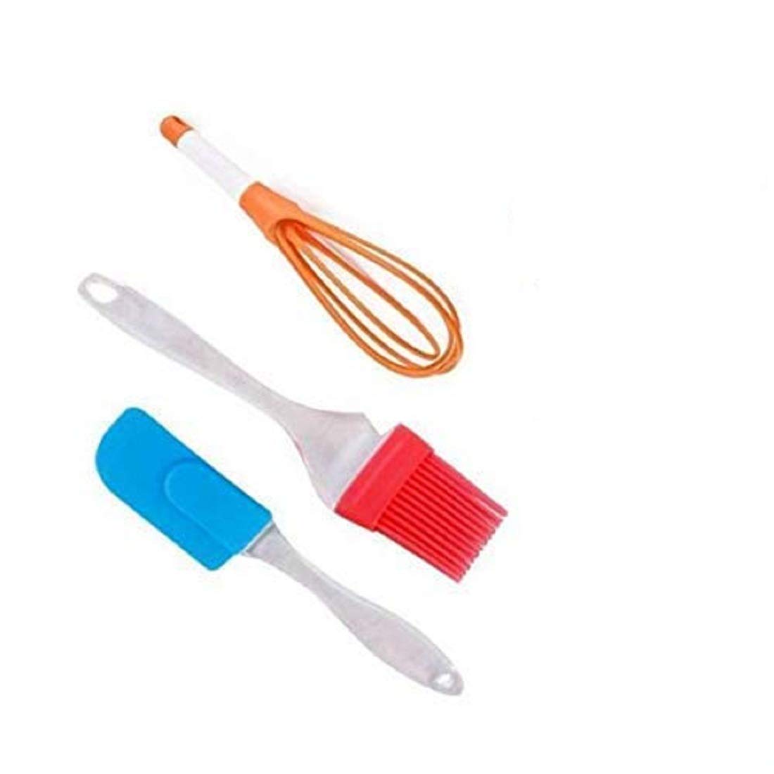Buy Visitors Combo one Whisk and one Set of Spatula and Oil Silicone