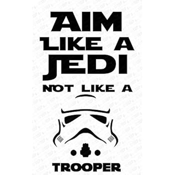 Amazon.com: STAR WARS VINYL DECAL-BATHROOM TOILET: AIM