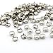 100pcs 10mm Round DIY Metal Studs 4 Prongs Spots Nailheads Spikes for Bag Shoes Jeans Bracelet Silver