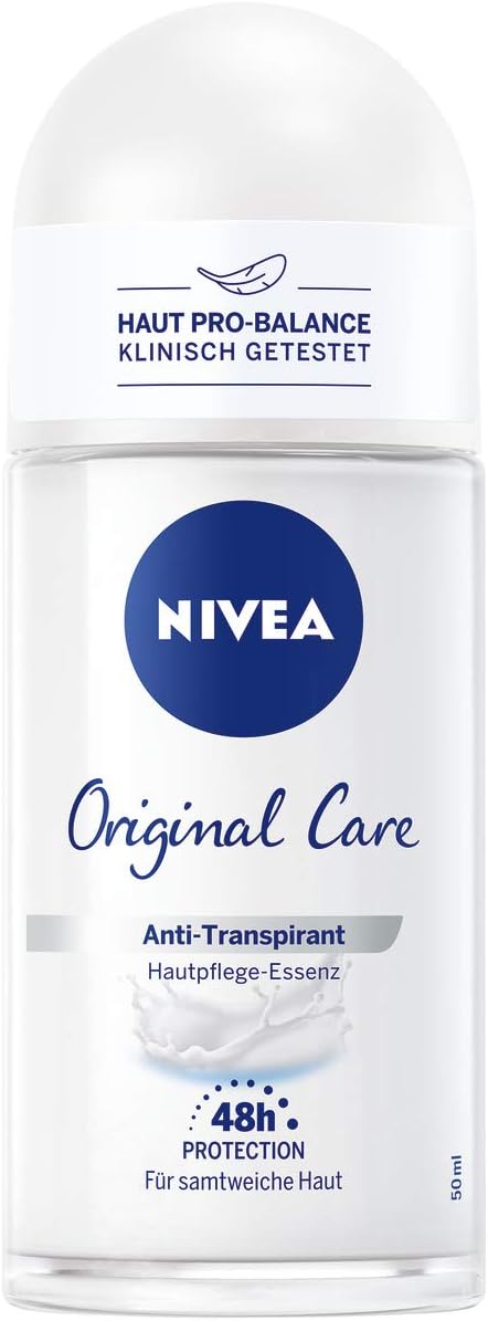 NIVEA Deo Original Care Antiperspirant Roll-On 50ml 48hr Protection Skin Care