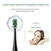 Joincare Electric Toothbrush Power Rechargeable, E1 Professional 3 Cleaning Modes White Clean Sensitive Sonic Electric Toothbrush for Adult (black+green)