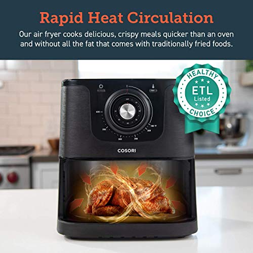 COSORI Air Fryer, Max XL 5.8Quart, 1700Watt Electric Hot Air Fryer