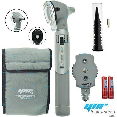 YNR England ® F.O Mini Otoscope Auriscope Fiber Optic ENT Medical
