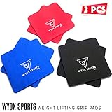 WYOX Power Grip Weight Lifting Pads Workout Foam Hand Gloves Gym Fitness Pair