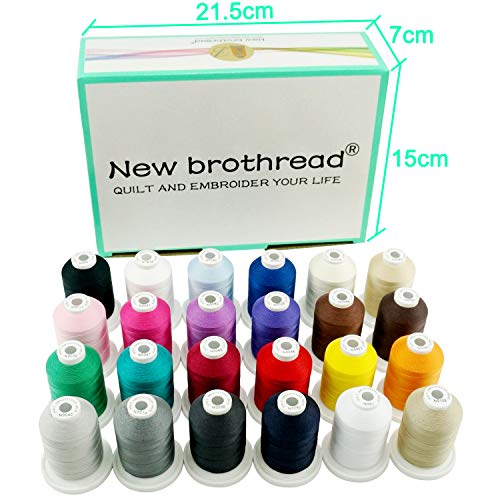 New brothread 18 Options MultiPurpose 100 Mercerized Cotton