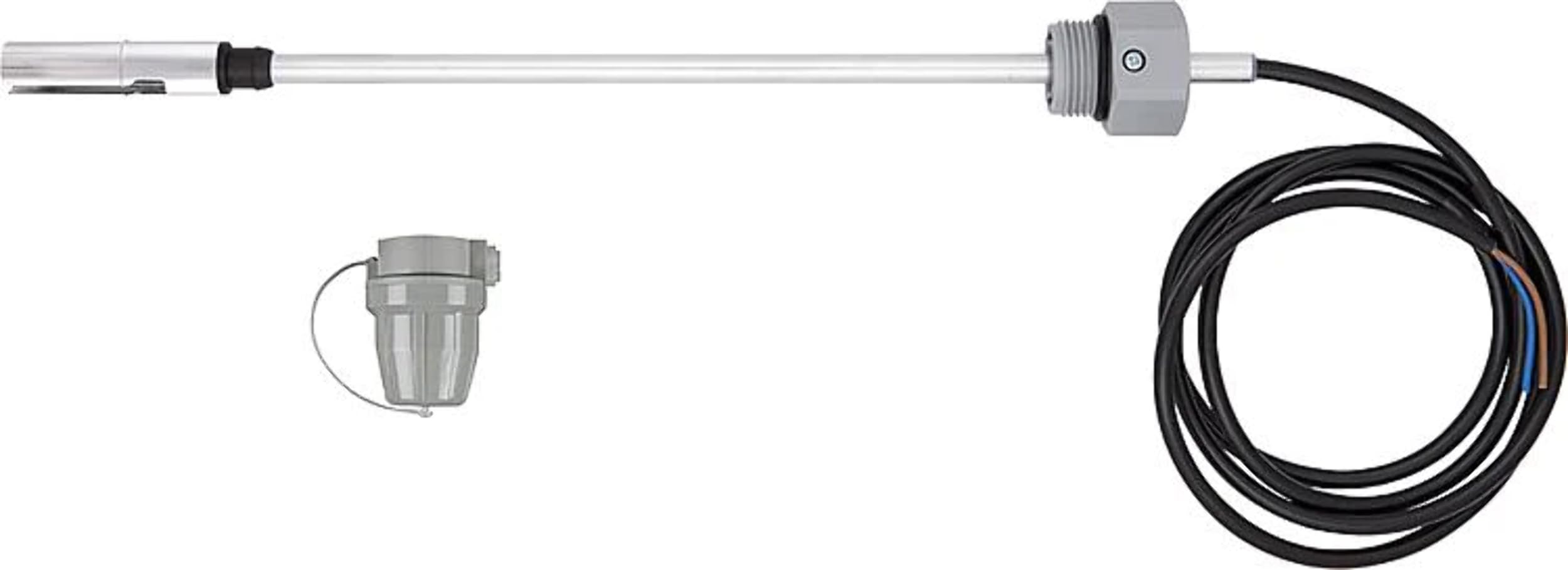 Afriso GWG 12 K/1 Limit Sensor for Indoor Containers (Grey Fitting, Probe 360 mm, Cable 1.5 m)