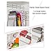 Eityilla S Type Clothes Hanger Stainless Steel Space Saving Hangers 5 Layers Closet Storage Organizer for Jeans Trousers Tie Belt Scarf (4-Pieces)