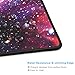 Eastshining Extended Gaming Mouse Pad, Large Size (35×16×0.1inch) Computer Keyboard Desk Mouse Mat Mousepad, Water Resistant Long Non-Slip Rubber Mice Pads with Stitched Edges