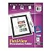 Avery Flexi-View Two Pocket Folders, Holds up to 50 Sheets, 2 Black Folders (47847)